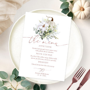 Invitation Fête des mariées D'Automne Citrouille De Verdure M