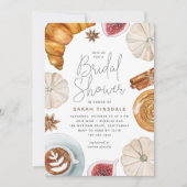 Invitation Fête des mariées d'automne cosy Brunch (Devant)