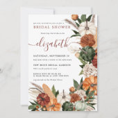 Invitation Fête des mariées d'automne de Boho (Devant)