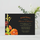 Invitation Fête des mariées d'automne des Hollyhocks du Sud (Debout devant)