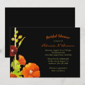 Invitation Fête des mariées d'automne des Hollyhocks du Sud (Devant / Derrière)