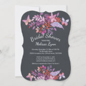 Invitation Fête des mariées d'automne du papillon pourpre (Devant)