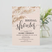 Invitation Fête des mariées d'automne en herbe de Pampas de B (Debout devant)