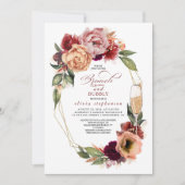 Invitation Fête des mariées d'automne moderne de Brunch et Bu (Devant)