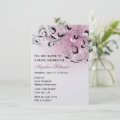 Invitation Fête des mariées de Abstraites en noir (Debout devant)