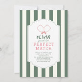 Invitation Fête des mariées de bande Picklebal parfaite (Devant)