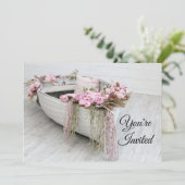 Invitation Fête des mariées de bateau de ligne (Debout devant)