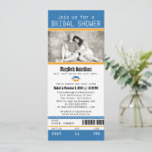 Invitation Fête des mariées de billets de football (Debout devant)