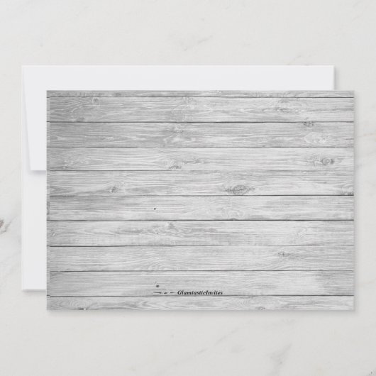 Invitation Fête des mariées de Boho Ouest Rustique (Dos)