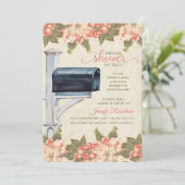 Invitation Fête des mariées de boîte aux lettres Blossom vint (Debout devant)