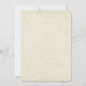 Invitation Fête des mariées de boîte aux lettres Blossom vint (Dos)