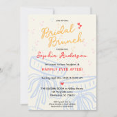 Invitation Fête des mariées de boue de coquette à coulis doux (Devant)