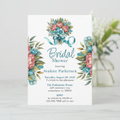 Invitation Fête des mariées de bouquet de Peony (Debout devant)