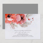 Invitation Fête des mariées de bouquet flush (Devant / Derrière)