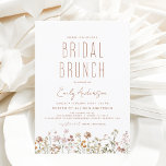 Invitation Fête des mariées de Brunch Fleur sauvage Boho<br><div class="desc">Le Fleur sauvage minimaliste Boho Elégant et moderne Script Bridal Brunch - Fête des mariées pour Automne (Automne),  Hiver,  Printemps ou Été Invitations - comprend une belle et élégante typographie de script pour la célébration spéciale Mariée d'être pré - Mariage.</div>