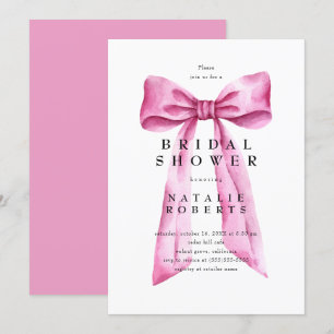 Invitation Fête des mariées de cabot rose