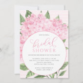 Invitation Fête des mariées de cadre circulaire à fleurs d'Hy (Devant)