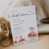 Invitation Fête des mariées de champignons des bois