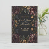 Invitation Fête des mariées de charpente florale gothique vic (Debout devant)