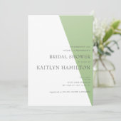 Invitation Fête des mariées de chaux simple nouvelle excitati (Debout devant)