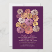 Invitation Fête des mariées de chute dans l'amour (Devant)