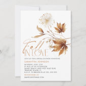 Invitation Fête des mariées de chute dans l'amour (Devant)