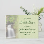 Invitation Fête des mariées de chute d'eau (Debout devant)