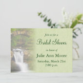 Invitation Fête des mariées de chute d'eau (Debout devant)