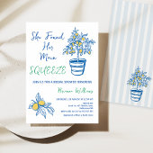 Invitation Fête des mariées de citron à base de silice