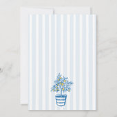 Invitation Fête des mariées de citron à base de silice (Dos)