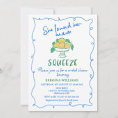 Invitation Fête des mariées de citron à base de silice princi (Devant)