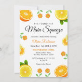 Invitation Fête des mariées de citron d'été Squeeze (Devant)