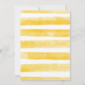 Invitation Fête des mariées de citron Floral Citron Squeeze p (Dos)