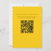 Invitation Fête des mariées de citron méditerranéenne fraîche (Dos)