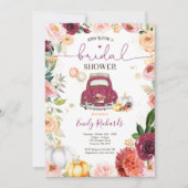 Invitation Fête des mariées de Citrouille de chute de couleur (Devant)