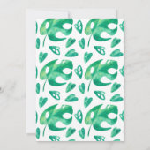 Invitation Fête des mariées de cocktails tropicaux (Dos)