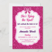 Invitation Fête des mariées de conception de Parties scintill (Devant)