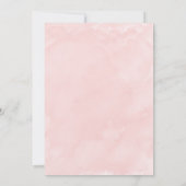 Invitation Fête des mariées de cône de crème glacée de pivoin (Dos)