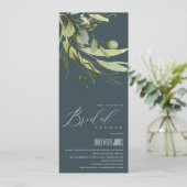 INVITATION FÊTE DES MARIÉES DE COULEUR D'EAU EN FLEUVE VERTE  (Debout devant)