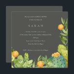 INVITATION FÊTE DES MARIÉES DE COULEUR D'EAU FLORALE SUCCULTE<br><div class="desc">Si vous avez besoin d'une personnalisation ou d'autres éléments correspondants,  n'hésitez pas à me contacter à l'adresse yellowfebstudio@gmail.com</div>