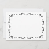 Invitation Fête des mariées de couples illustrés à la main lu (Dos)