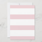 Invitation Fête des mariées de couronne de perles florales de (Dos)