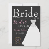 Invitation Fête des mariées de couverture de magazine Chic (Devant)