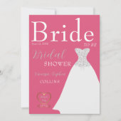 Invitation Fête des mariées de couverture de magazine Chic (Devant)