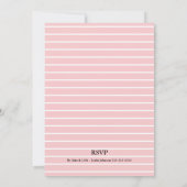 Invitation Fête des mariées de couverture de magazine moderne (Dos)