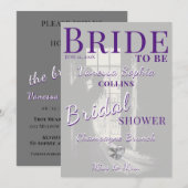 Invitation Fête des mariées de couverture du magazine photo (Devant / Derrière)