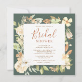 Invitation Fête des mariées de  de l'aire de répartition flor (Devant)