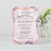 Invitation Fête des mariées de découpe à base de poisson roug (Debout devant)