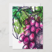 Invitation Fête des mariées de dégustation (Dos)