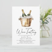 Invitation Fête des mariées de dégustation (Debout devant)